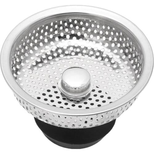 Mesh Kitchen Stainless Steel Sink Strainer Disposer Plug Drain Stopper Filter t15