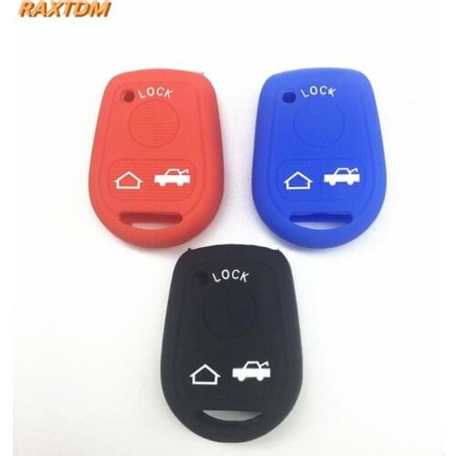 Silicone Key Cover Case For BMW E31 E32 E34 E36 E38 E39 E46 Z3 3Button Straight Remote Car Key Wallet For Old BMW Free Shipping