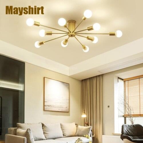 Modern Gold Led Ceiling Lamp for Bedroom Home Decor Living Room Kitchen Nordic Ceiling Light Children Room Deco Light Fixture