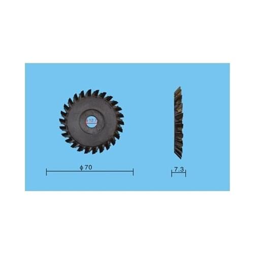 Tungsten Steel 70*7.3*12.7 With 26T Key Cutter Blade For Key Cutting Machine Parts Locksmith Tools