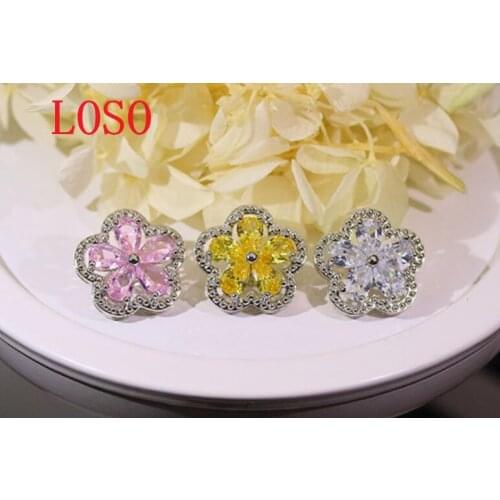 High grade water drill button coat dress with diamond female button crystal button diy