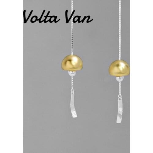 Volta Van 2021 New Drop Earrings 925 Sterling Silver Fine Jewelry Nature Fresh Original Design Party Silver Earrings Gift