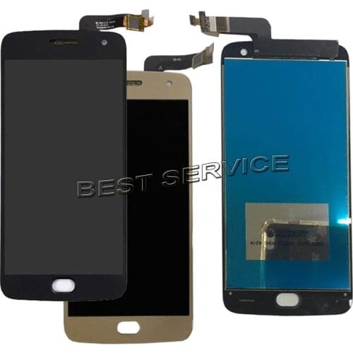 For Motorola for Moto G5 Plus XT1686 XT1681 XT1683 LCD Display Touch screen digitizer Assembly Replacement black gold