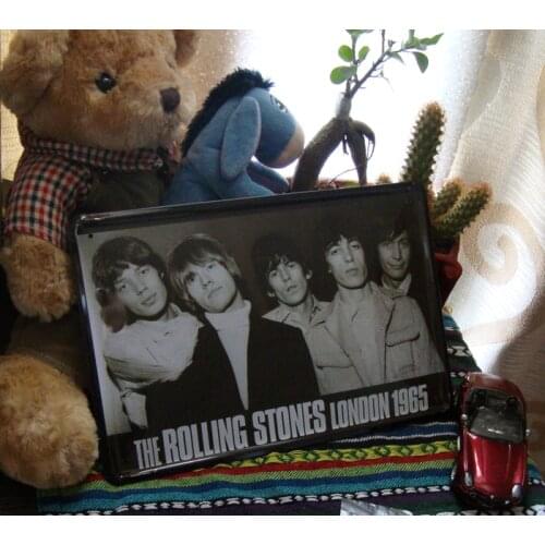 50pcs/lot Metal Sign shabby chic The ROLLING STONE LONDON 1965 metal paintings C-36