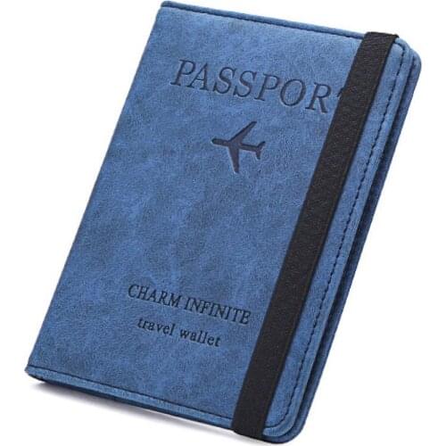 Credit Card Holder Wallet Men Women Metal RFID Vintage Aluminium Bag Crazy Horse PU Leather Bank Cardholder Case New Fashion