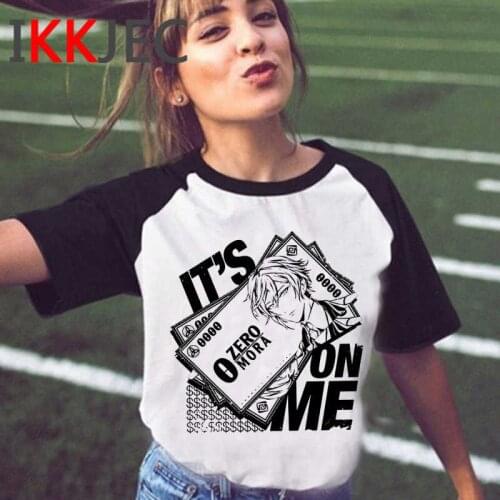 Genshin Impact clothes female harajuku kawaii grunge tumblr print plus size t-shirt aesthetic