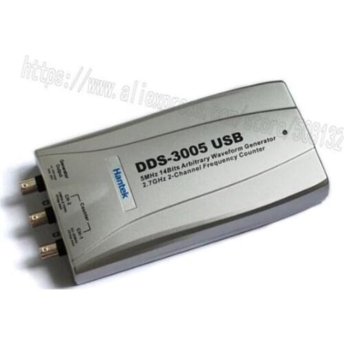 Hantek DDS-3005 PC USB Function/Arbitrary Waveform Generator 2.7GHz Frequency Counter Oscilloscope