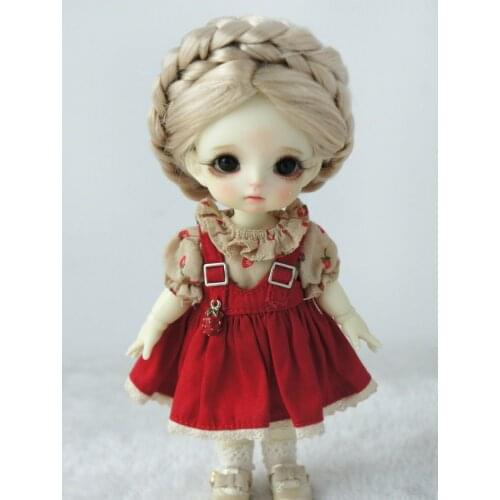 JD101 1/12 1/8 Cute doll wigs popular tiny hair style size 3-4 inch 4-5 inch 5-6inch BJD accessories Soft Synthetic mohair wig