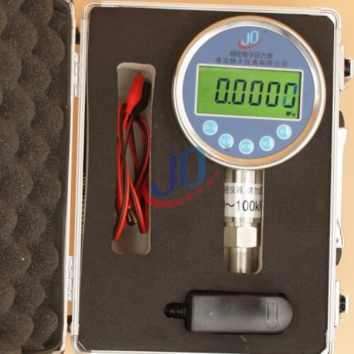 Accuracy 0.05% F.S laboratory high precision digital pressure gauge digital vacuum pressure gauge M20X1.5 -0.1~1.0MPA