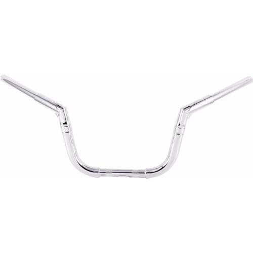 Motorcycle Chrome 8" Rise 1-1/4" Handlebar For Harley Dyna Wide Glide 1999-2017 Street Bob 2006-2017 Softail Low Rider