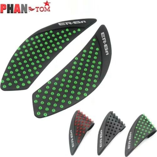 For Kawasaki ER6N ER-6N 2006 2007 2008 2009 2010-2015 Protector Anti slip Tank Pad Sticker Gas Knee Grip Traction Side 3M Decal
