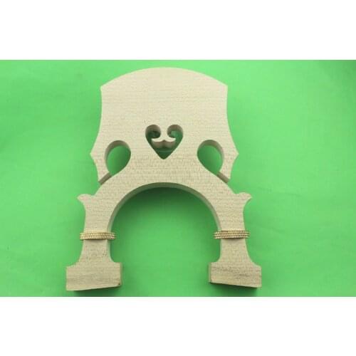 New European timber maple adjustable 1/4 Double Bass Bridge belgian style