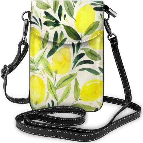 Lemon Shoulder Bag Lemon Leather Bag Shopper High quality Women Bags Slim Trendy Pattern Womens Student Purse