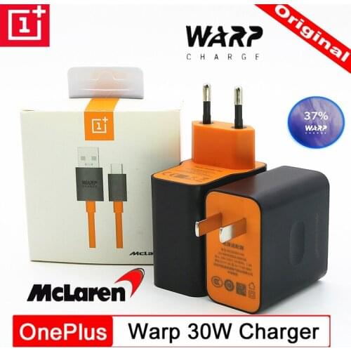 One Plus Warp Charger Original Mclaren 5V/6A Dash Charge for OnePlus 7t 7 pro 6t 6 5t 5 3t 3 quick fast charging Usb 3.1 C Cable
