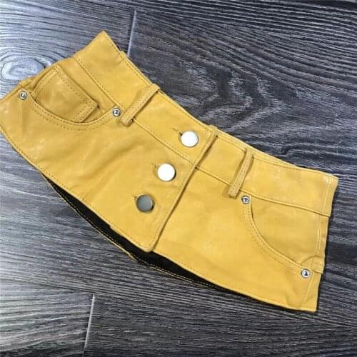 Leather lady belt genuine