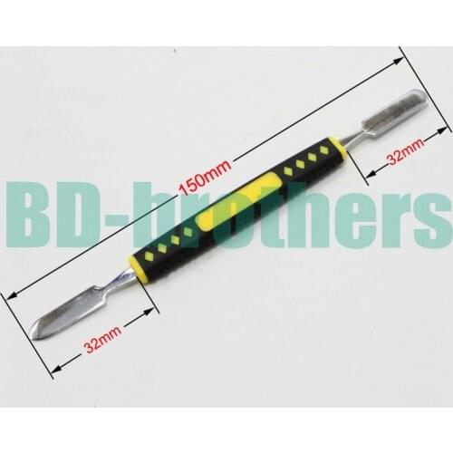 150mm Double Ended Metal Pry Tool Open Tools Plastic Handle Crowbar Dual Head Spudger for iPhone iPad Tablet PC Phone 500pcs/lot