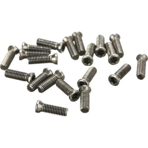 20Pcs M3x10mm Screws Insert Torx Screw Set Replacement Parts For Carbide Inserts CNC Machine Lathe Tool