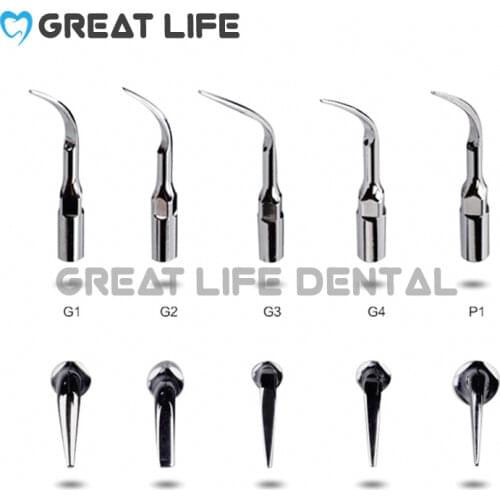 5Pcs GD3 Dental Ultrasonic Scaler Tip EMS DTE Woodpecker Style Scaler Tips Woodpecker Scaler Tips Scaler Tips