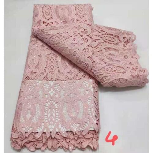 5yards African guipure lace Nigerian cord lace fabric very soft high quality Wedding Party P1101