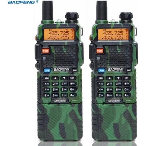 2PCS BaoFeng UV-5R with 3800mAh long Li-ion Battery Dual Band 136-174&400-520MHz UV5R Two Way Radio