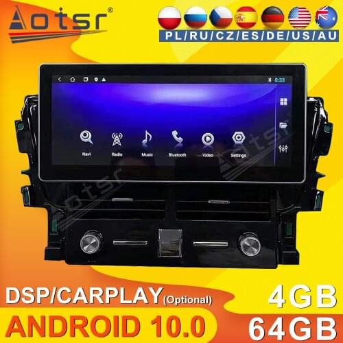 Android Multimedia Car Video Radio Tape Recorder Stereo Player For Toyota Land Cruiser PRADO 2010 2011 2012-2017 Navi Head Unit