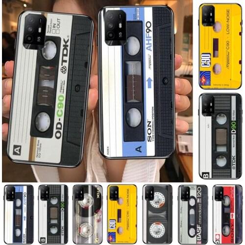 Retro audio tape musicFor Realme C3 Case Soft Silicon Back cover OPPO Realme C3 RMX2020 Coque Capa Funda find x3 pro C21 8 Pro a