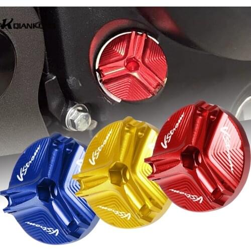 For SUZIKI V-STROM 2002-2019 Motorcycle Engine Oil Drain Plug Sump Nut Cup Plug Cover Screw 2018 2017 2016 2015 2014 2013 2012