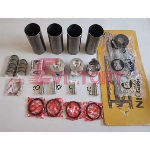 For YANMAR 4TNA78 4TNV78 4TNC78 4TNE78A 4TN78L rebuild kit + crankshaft spare parts