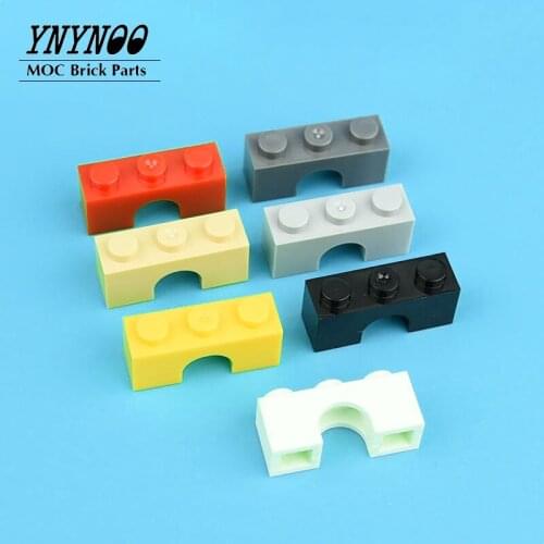 20Pcs/lot Bricks Curved Parts 4490 Brick Arch 1x3 fit for MOC Building Blocks City Assemable Bricks House Model DIY Toys Gifts