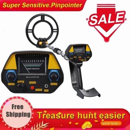 MD940 ALL METAL & Disc Mode Metal Detector High Sensitivity Underground Metal Detecting Tool Jewelry Treasure Finder Digger Kit