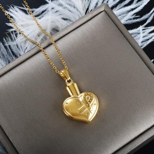ZMFashion Fashion Personality Peach Heart Rose Love Pendant Stainless Steel DIY Gold Charms For Jewelry Making Resin Charms 2021