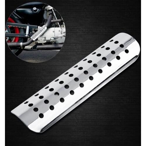 Motorcycles Exhaust Muffler Pipe Heat Shield Cover Heel Guard