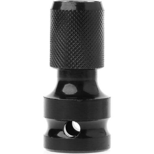 1pc 1/4" Hex Shank Drill Chuck Conversion Kit Converter Impact Driver 1/2" Square Quick Change Adapter Converts Air Power Wrench