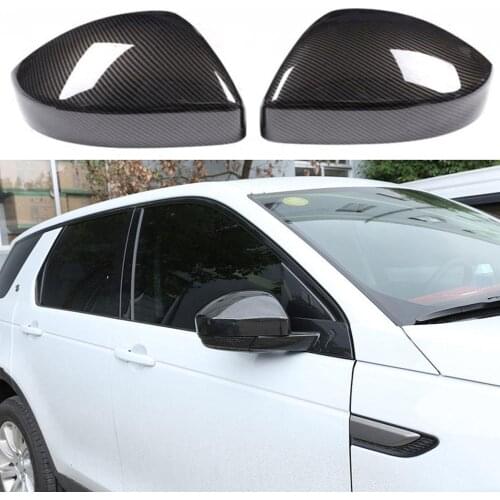 1 Pair Rear View Mirror Covers Caps for Land Rover Discovery Sport Jaguar F-Pace Rearview Rear View Mirror Covers Car