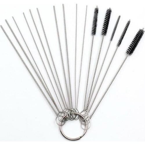 Factory wholesale nylon brush cleaning tattoo needle nylon brush processing strip cleaning brush