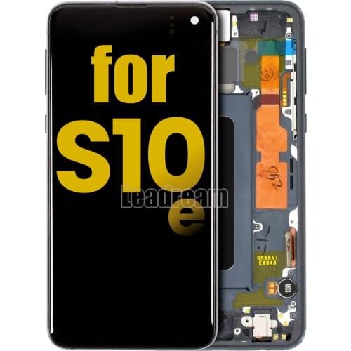 Original Perfect Screen LCD For Samsung Galaxy S10e SM-G970F LCD Display With Frame Super AMOLED 2280x1080 LCD Screen