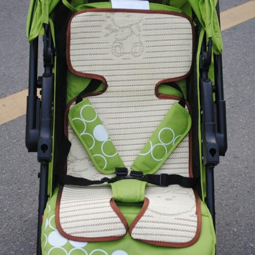 Baby Stroller Cushion Baby Ice Silk Summer Mat Dining Chair Mat Universal Butterfly Mat Children Stroller Accessories