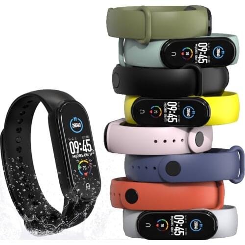 For Xiaomi Mi Band 5 6 Strap Colors Correa Mi Bend 5 Bracelet Silicone Wrist Strap NFC Global Band5 Pulsera Miband 5 Accessories