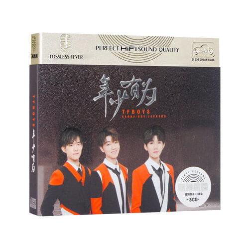 TFBOYS Karry Roy Jackson China Original Pop Music CD Disc Chinese Young Male Singer Team Song Album 12cm Vinyl Records 3 CD Set