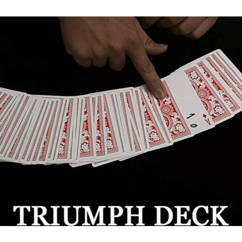 Triumph Deck Empire Keeper Magic Tricks Props Professional Magician Poker Street Close up Gimmick Easy To Do Mentalism