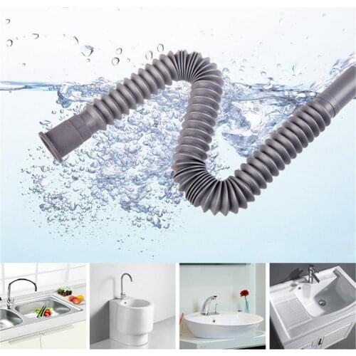 Retractable Basin Under The Water Pipe Drain Lengthening Deodorant Drain Hose Plastic Washing Machine Drain Hose Sink Dishwasher