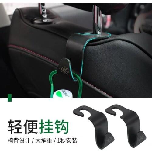 1 pièces siège de voiture crochet Union Jack caché Pothook pour Mini Cooper One S JCW F56 F55 F60 R56 R55 R60 Countryman accesso