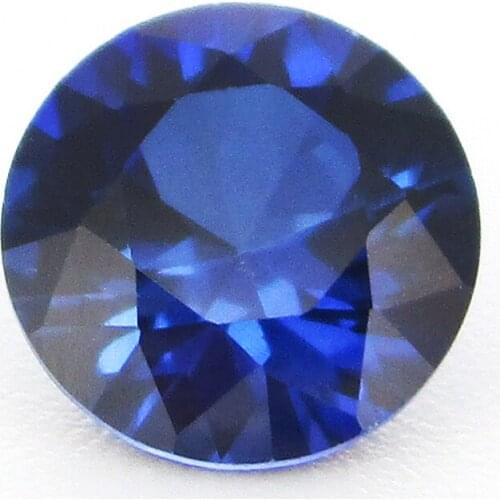 100pcs/Bag 1mm 1.5mm (Size 1-3mm) Syntheric Gems AAAAA #34 Blue Round Shape Rubi Stone Rose Corundum Ruby