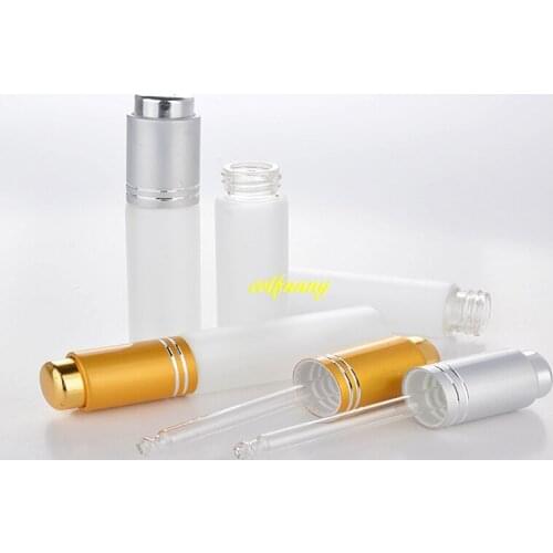 1000pcs/lot Fast shipping 20ml Frosted Glass Dropper Bottle 20cc Empty Glass Essential Oil Bottle With Dropper