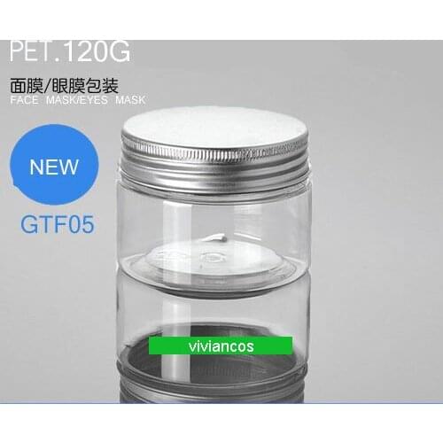300Pcs/Lot 120ml 120g Face Cream Jars Pot Travel Plastic Empty Cosmetic Containers 120ml Cosmetic Sample Containers