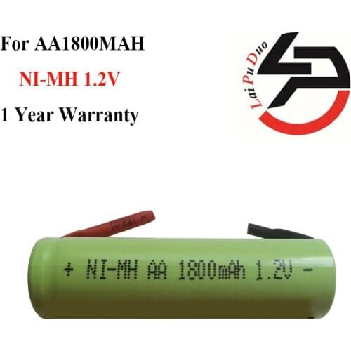 Brand new 1.2V AA 1800mAh High Quality Lawn lamp Battery Flashlight Battery Toy Battery NI-MH AA1800MAH Rechargable Battery