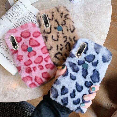 Diamond Fur Plush Phone Case For Asus ZenFone Max Pro Plus M2 M1 Shot ZB634KL ZB633KL ZB602KL ZB601TL ZB570TL ZB555KL Soft Cover