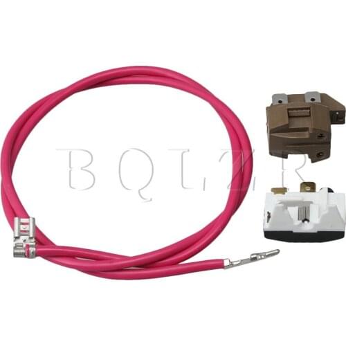BQLZR Multicolor Plastic and Metal Refrigerator Relay and Overload 4387535 Replacement for Whirlpool 819160 AP3108472