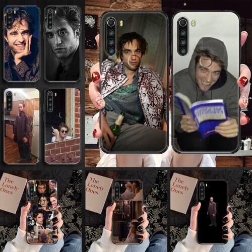 Robert Pattinson Standing Meme Phone case For Xiaomi Redmi Note 7 7A 8 8T 9 9A 9S 10 K30 Pro Ultra black luxury Etui fashion