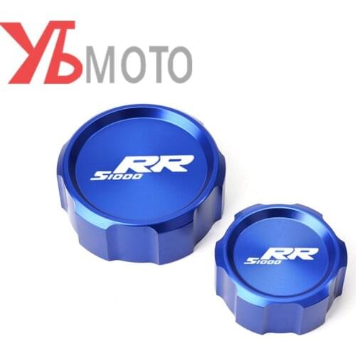 For BMW S 1000 RR S1000RR 2008-2021 2020 Accessories Motorcycle Aluminum Front Rear Brake Fluid Reservoir Cap Oil Cylinder Cover